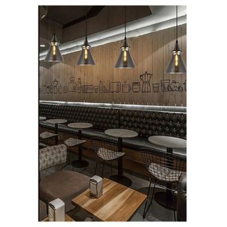 Trade Shop Trade Shop Traesio - Trade Shop - Lampadario Da Soffitto In Vetro Lampada Sospensione E27 Pendente A Coppa A36-04