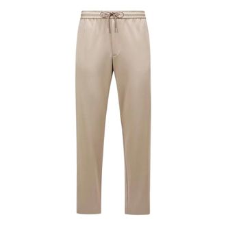 Moncler Pantalones de jogging con logo - Trousers - Hombre - Beige - M