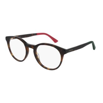 Gucci GG0406O006 Tortoiseshell Round Eyeglasses - Brown