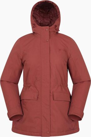 Mountain Warehouse Womens Mountain Warehouse Womens/Ladies Maple Waterproof Padded Jacket - Red/Orange/Brown - Size: 18