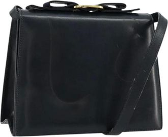 Ferragamo Pre-owned Cross Body Bags, female, Blue, Size: ONE SIZE Pre-owned Shoulder Bag