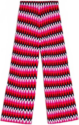 Vilagallo Womens Beatriz Trouser In Ondas Punto Print