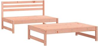 vidaXL Juego De Muebles De Jard&iacute;n 2 Pzas Madera Maciza Abeto Douglas Vidaxl