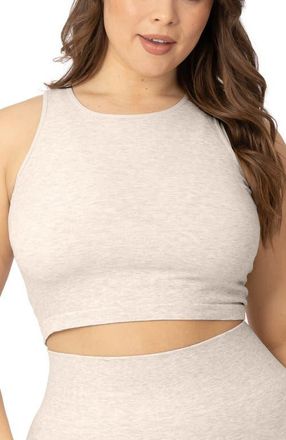 Kindred Bravely Sublime Maternity & Nursing Longline Bra Top in Oatmeal Heather at Nordstrom, Size X-Large D