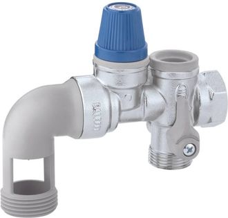 Caleffi Caleffi Gruppo Di Sicurezza 3/4 Per Scaldacqua Ad Accumulo Per Installazioni Orizzontali 526153