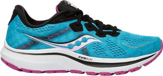 Saucony Womens Omni 20 Shoes In Blue Blaze/razzle