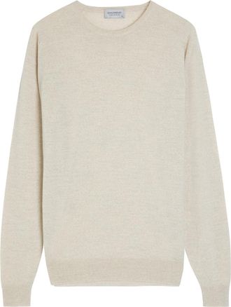 John Smedley Lundy Fine-knit Merino Wool Jumper - Grey - Xxl
