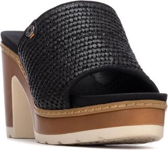 Xti Womens Refresh Collection Block Heel Slip On Sandals