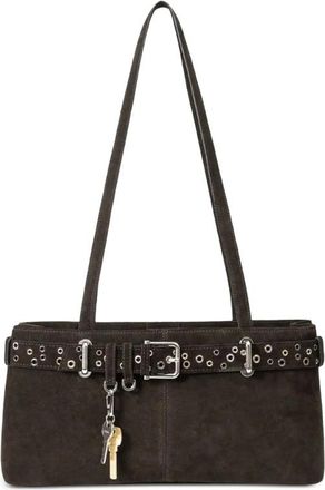 Osoi Brocle Eyelet-embellished Buckled Shoulder Bag