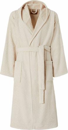 Missoni Home Chalk Bathrobe In Cotton Terry With Zigzag Pattern in Brown at Nordstrom, Size X-Large
