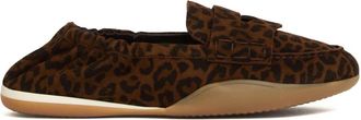 3Juin Mocassino Maculato Fondo Sacchetto - Dames - Loafers - Bruin - 38 EU - Su&egrave;de - Schoenen