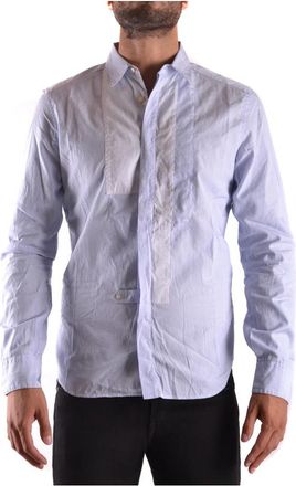 Neil Barrett Overhemd - Heren - Casual Overhemden - Blauw - L - Overhemden