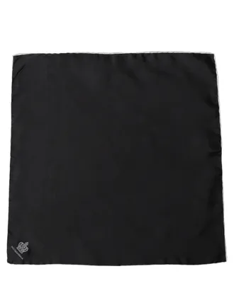 Dolce & Gabbana Silk Pocket Square - Black