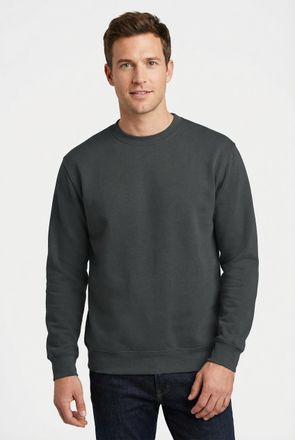 Fruit Of The Loom Sweatshirt FRUIT OF THE LOOM, Herren, Gr. XXL (60/62), grau (graphit), angeraute Sweatware, Obermaterial: 80% Baumwolle, 20% Polyester, unifarben, sch