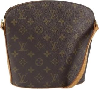 Louis Vuitton Pre-owned Cross Body Bags, female, Brown, Size: ONE SIZE Pre-owned Vintage Canvas Cross Body Bag