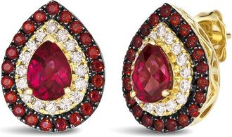 Le Vian 14K 2.81 Ct. Tw. Diamond & Gemstone Drop Earrings