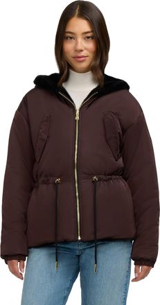 Pajar Womens Demi Reversible Faux Fur Jacket with Hood