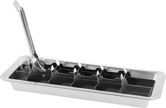 OEM Cubitera De Acero Inoxidable De 18 Compartimentos Con Asa, F&aacute;cil De Extraer Y Gran Capacidad Para Bebidas (whisky, Ginebra, Ron)