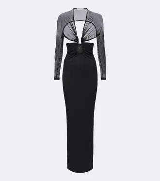 CHRISTOPHER ESBER Orbit cutout embellished maxi dress