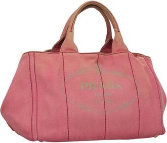 Prada Pre-owned Canvas prada-bags - Dames - Vintage Shopper - Roze - ONE Size - Vintage