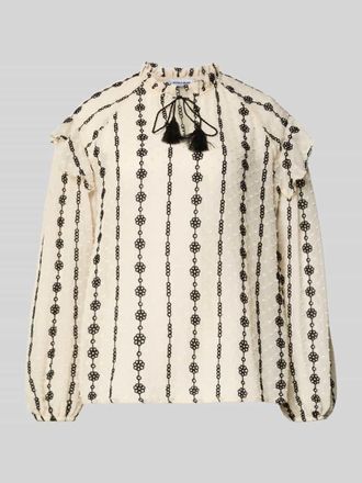 More & More Regular Fit Bluse mit Stitchings in Offwhite, Gr&ouml;&szlig;e 46