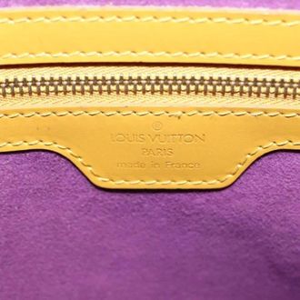 Louis Vuitton Pre-owned Shoulder Bags, female, Yellow, Size: ONE SIZE Pre-owned Vintage Shoulder Bag