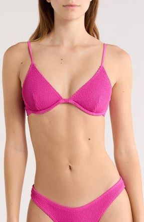 Billabong Summer High Reese Underwire Bikini Top in Fiesta Pink at Nordstrom Rack, Size Medium