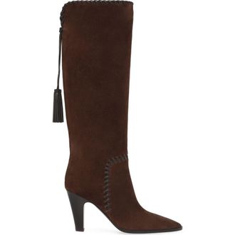 Gianvito Rossi Zaira Boot in Brown Suede And Lamb Leather at Nordstrom, Size 40.5