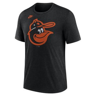 Nike Baltimore Orioles Cooperstown Logo Nike Mens MLB T-Shirt in Black | NJFD00HBBI-70U