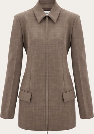 Ferragamo Donna Giacca lunga Beige