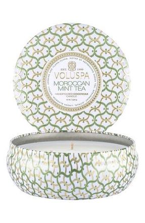 Voluspa Three-Wick Tin Candle in Moroccan Mint at Nordstrom Rack