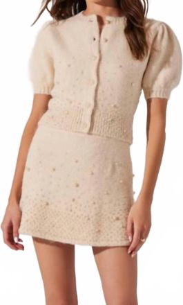 Astr Joly Sweater In Beige
