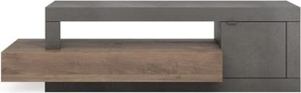 Calicosy Mueble de tv 1 puerta y 1 caj&oacute;n journey - l160 cm - marr&oacute;n