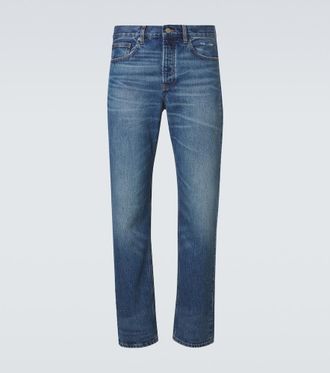 Frame Denim Mid-rise straight jeans