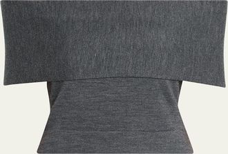 SIMKHAI Callahan Off-The-Shoulder Merino Top