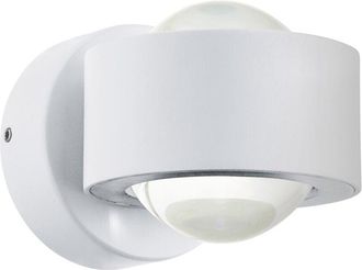 Eglo Eglo - Applique Contemporanea Ono 2 Alluminio Bianco 2 Luci Led Integrato 2,5W