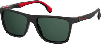 Carrera Zwart/Groen Zonnebril 5047/S - unisex - Zonnebrillen - Zwart - 56 MM - Accessoires