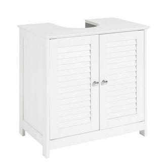SoBuy Mueble para debajo del lavabo mdf blanco