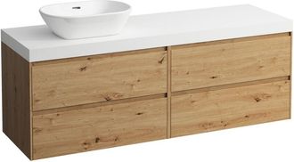 Laufen Lani Encimera De Lavabo Blanco Mate Incl. Mueble Bajo, 1 - Laufen