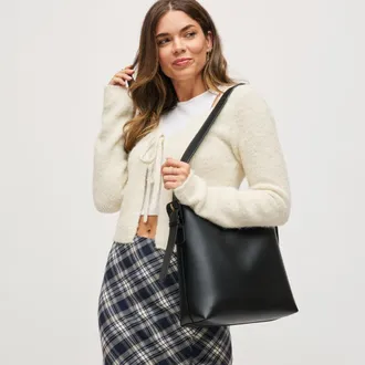 Urban Expression Addilyn Bucket in Black at Nordstrom