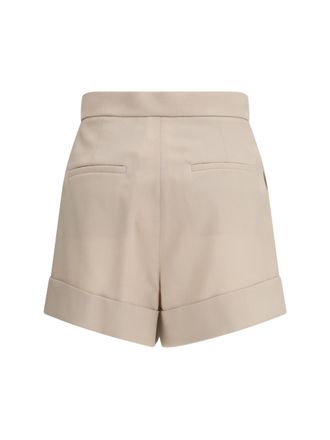 Max Mara Mohair and Silk Canvas Bermudas - Green