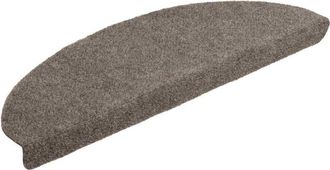 vidaXL Vidaxl - Stair Mats Self-adhesive 20 pcs 65x21x4 cm Beige Half Round Large