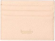 Braccialini Lisabel Kaarthouder - Dames - Portefeuilles - Beige - ONE Size - Leer - Accessoires