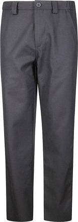 GR10K Straight-Leg Pants With Elastic Waistband And Chino Pockets