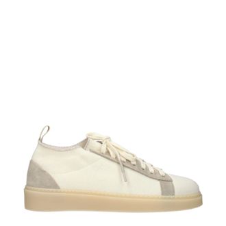 Eleventy Sneakers Herrens Stoff Beige/Grau