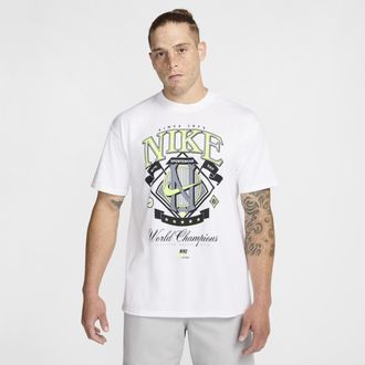 Nike Mens Nike Sportswear Max90 T-Shirt in White | HQ2439-100