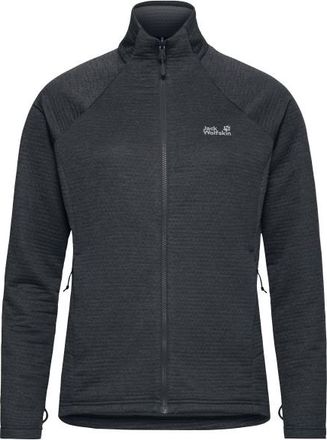 Jack Wolfskin Anytrail Fullzip Fleecejacke f&uuml;r Damen | schwarz
