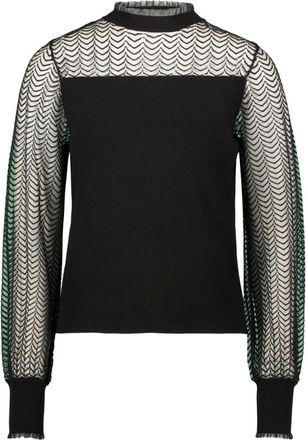 Zero Dames, Blouses & Shirts, Zwart, Maat: XL