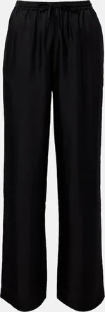 Asceno Aurelia silk wide-leg pants