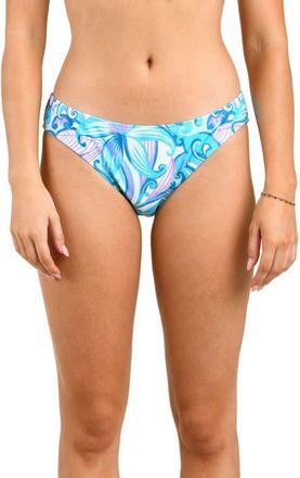 Citrus Good Hipster Bikini Bottoms in Blue Multi at Nordstrom, Size Medium